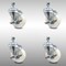 Service Caster 4 Inch SS Nylon Wheel Swivel 10mm Threaded Stem Caster Set Brake SCC SCC-SSTS20S414-NYS-TLB-M1015-4 - alternate 1